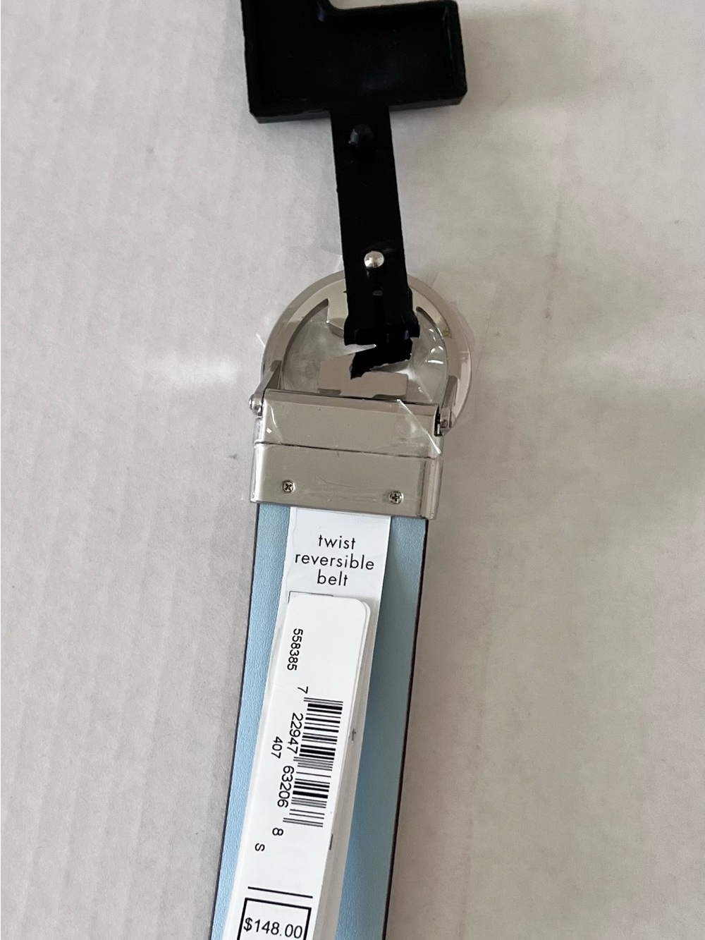 New Machael Kors Women Reversible Logo Belt Size S - Picture 4 of 4